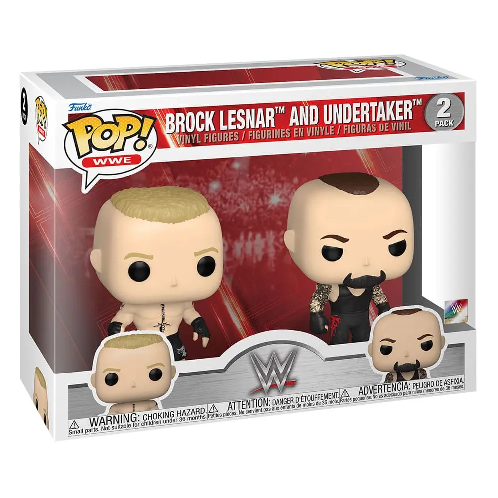 WWE POP! Vinyl Figures 2-Pack Lesnar/Undertaker 9 cm product photo
