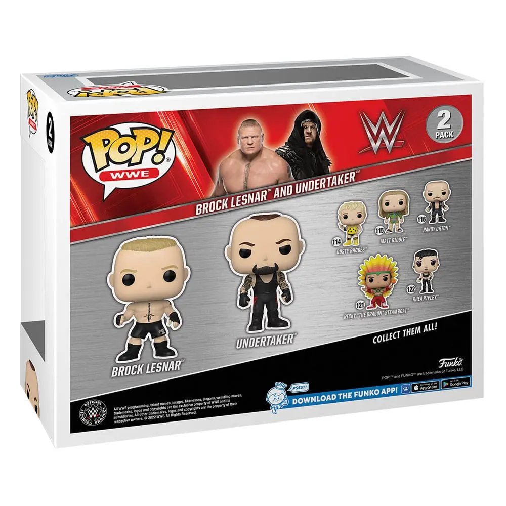 WWE POP! Vinyl Figures 2-Pack Lesnar/Undertaker 9 cm product photo
