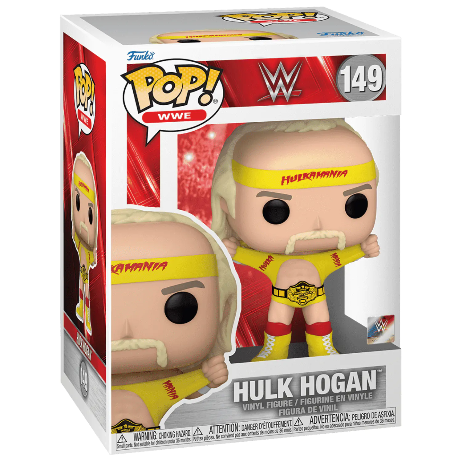 WWE Funko POP! Vinyl Figure Hulkamania w/belt 9 cm product photo
