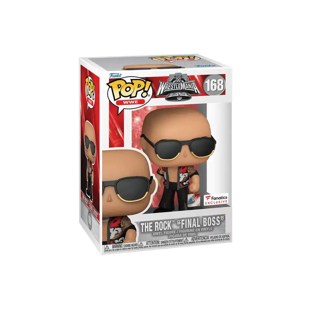 WWE Funko POP! Vinyl Figure The Rock- Final Boss (WrestleMania 40) 9 cm product photo