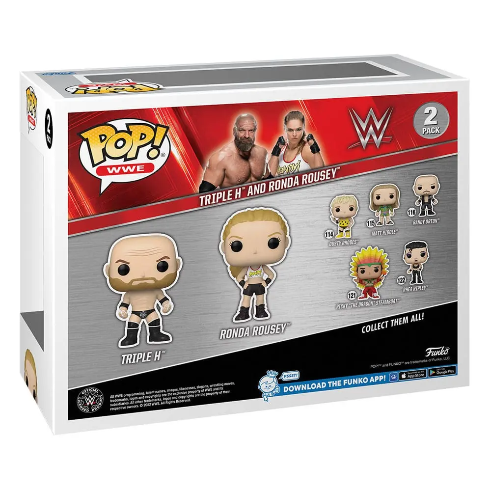 WWE POP! Vinyl Figures 2-Pack Rousey/Triple H 9 cm termékfotó