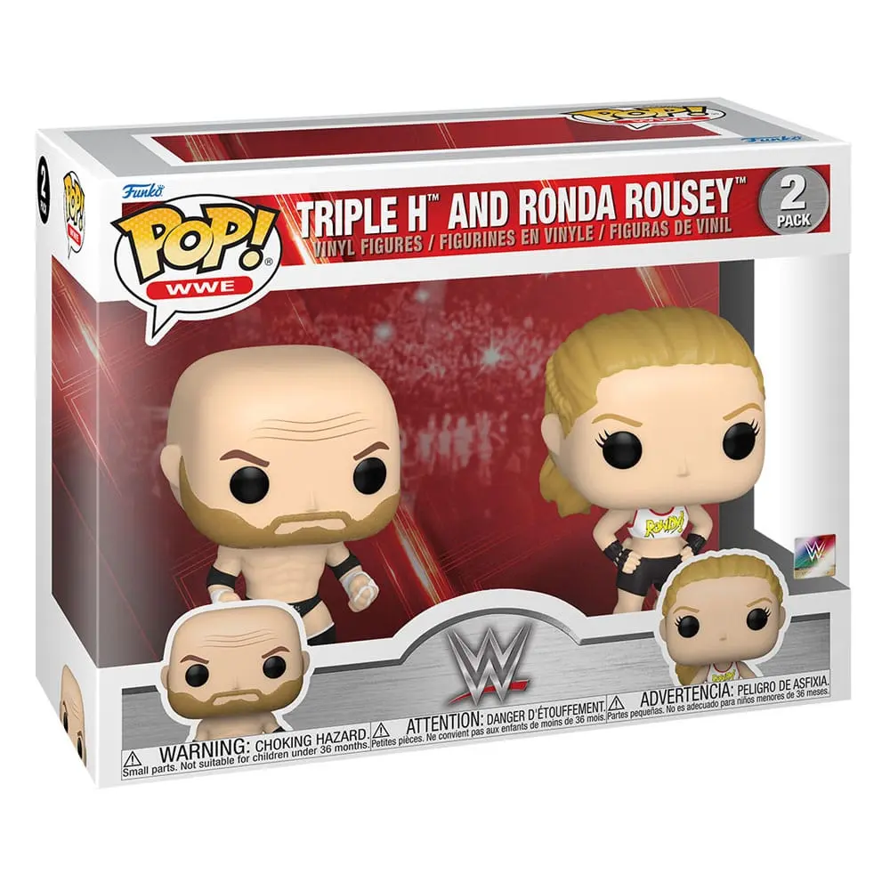 WWE POP! Vinyl Figures 2-Pack Rousey/Triple H 9 cm termékfotó
