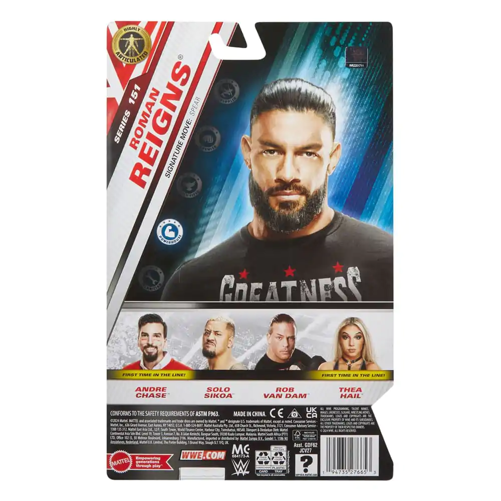 WWE Main Event Series Action Figure Roman Reigns 15 cm product photo