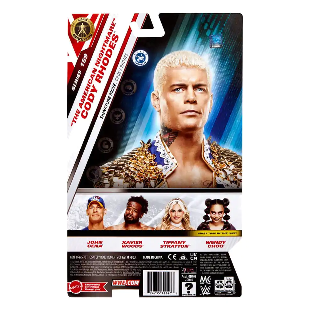 WWE Main Event Series Action Figure "The American Nightmare" Cody Rhodes 15 cm product photo