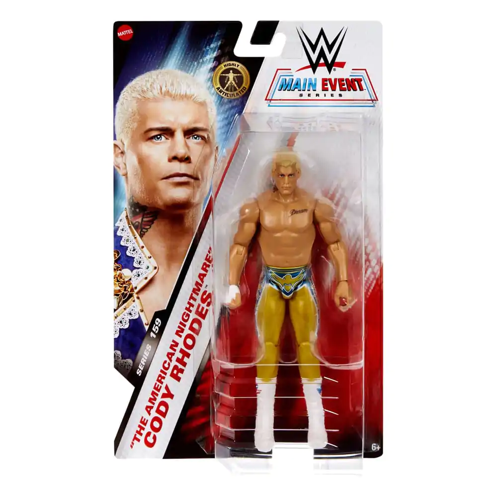 WWE Main Event Series Action Figure "The American Nightmare" Cody Rhodes 15 cm product photo