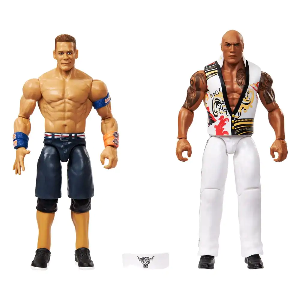 WWE Main Event Showdown Action Figures The Rock Final Boss vs John Cena 2-Pack 15 cm product photo