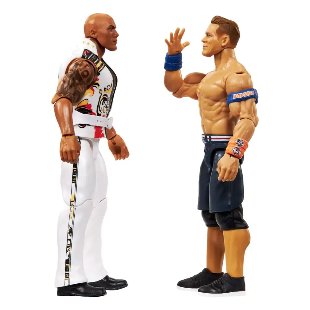 WWE Main Event Showdown Action Figures The Rock Final Boss vs John Cena 2-Pack 15 cm product photo