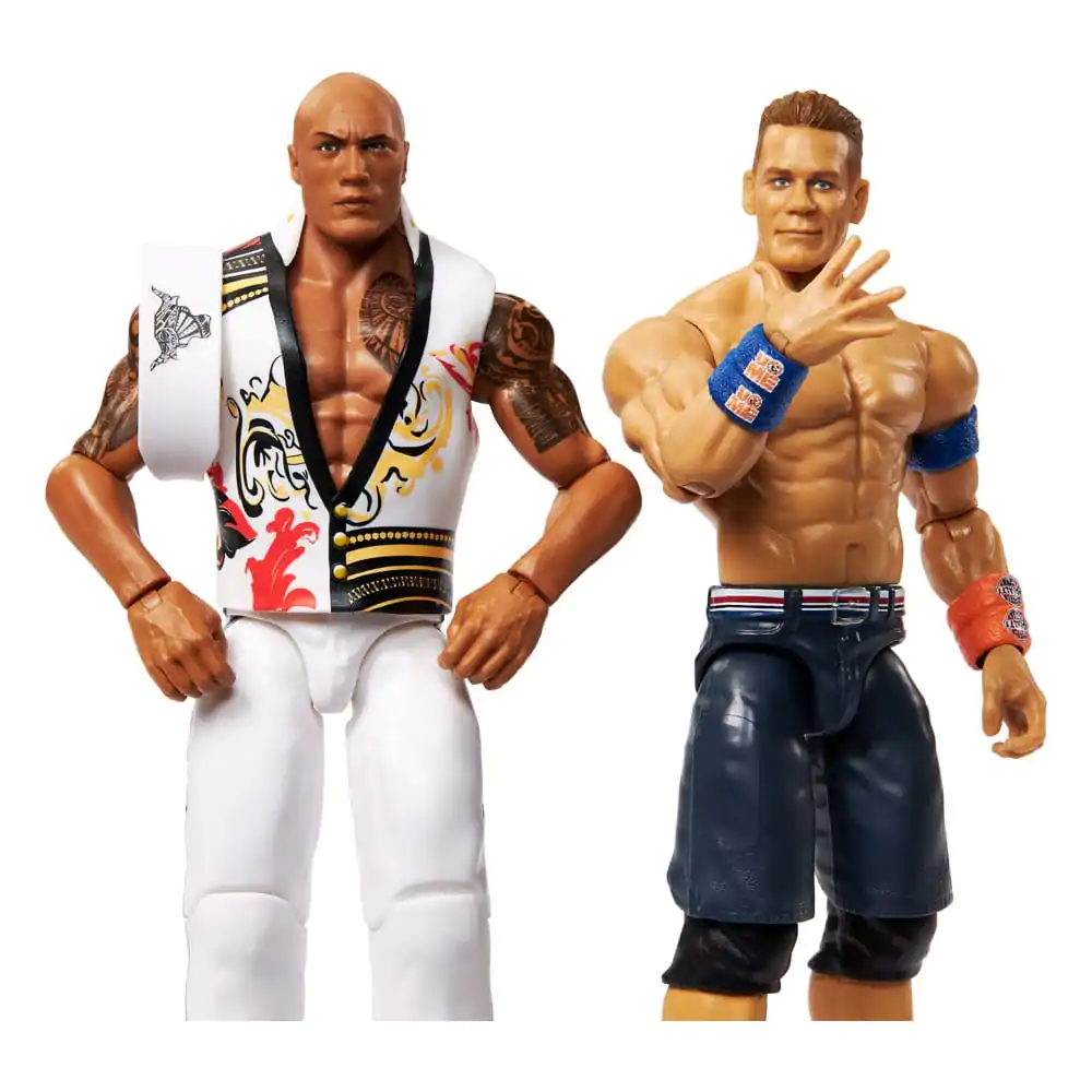WWE Main Event Showdown Action Figures The Rock Final Boss vs John Cena 2-Pack 15 cm product photo