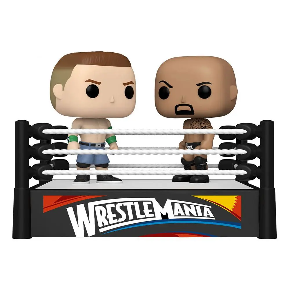WWE POP Moment! Vinyl Figures 2-Pack Cena vs Rock 9 cm product photo