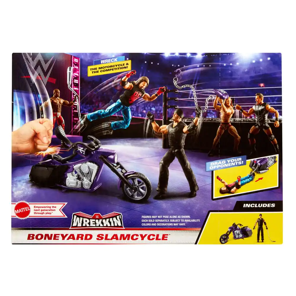 WWE Wrekkin' Vehicle Big Evil Slamcycle with Undertaker Action Figure 15 cm termékfotó