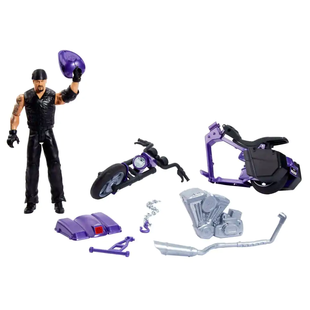 WWE Wrekkin' Vehicle Big Evil Slamcycle with Undertaker Action Figure 15 cm termékfotó