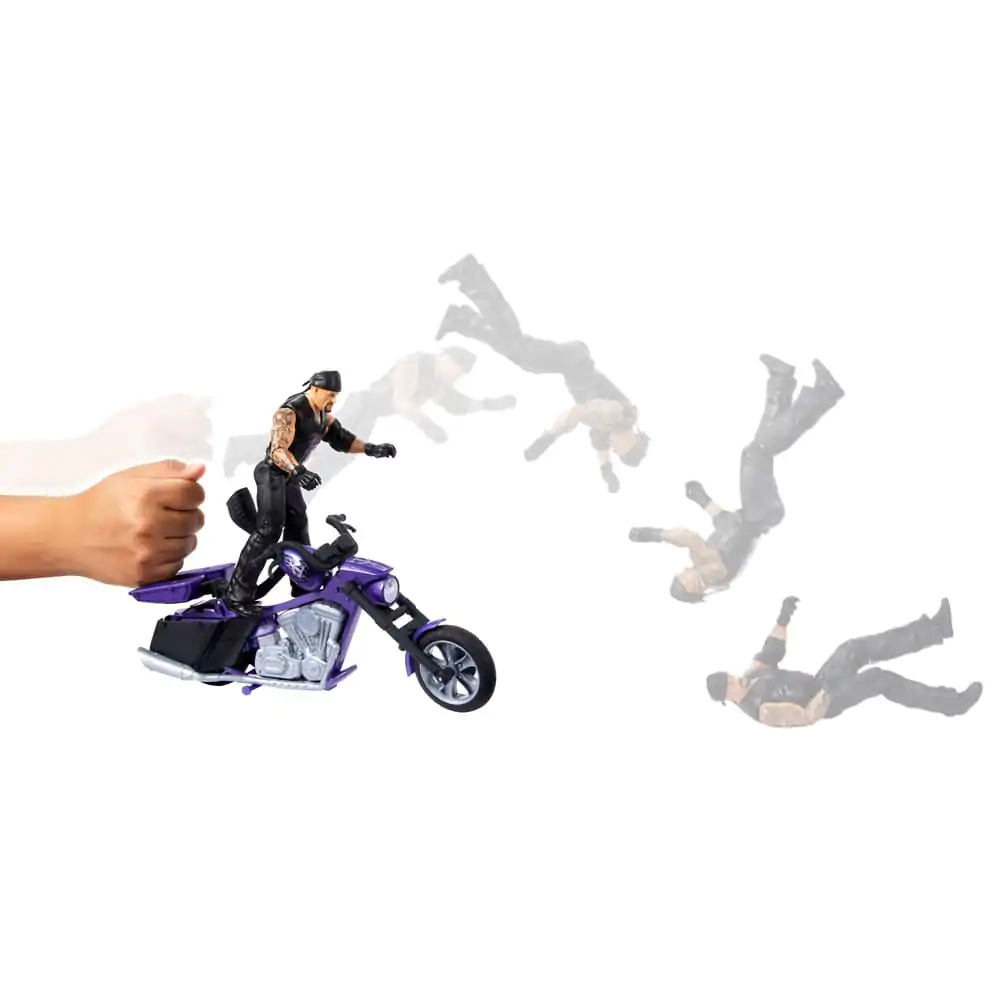 WWE Wrekkin' Vehicle Big Evil Slamcycle with Undertaker Action Figure 15 cm termékfotó