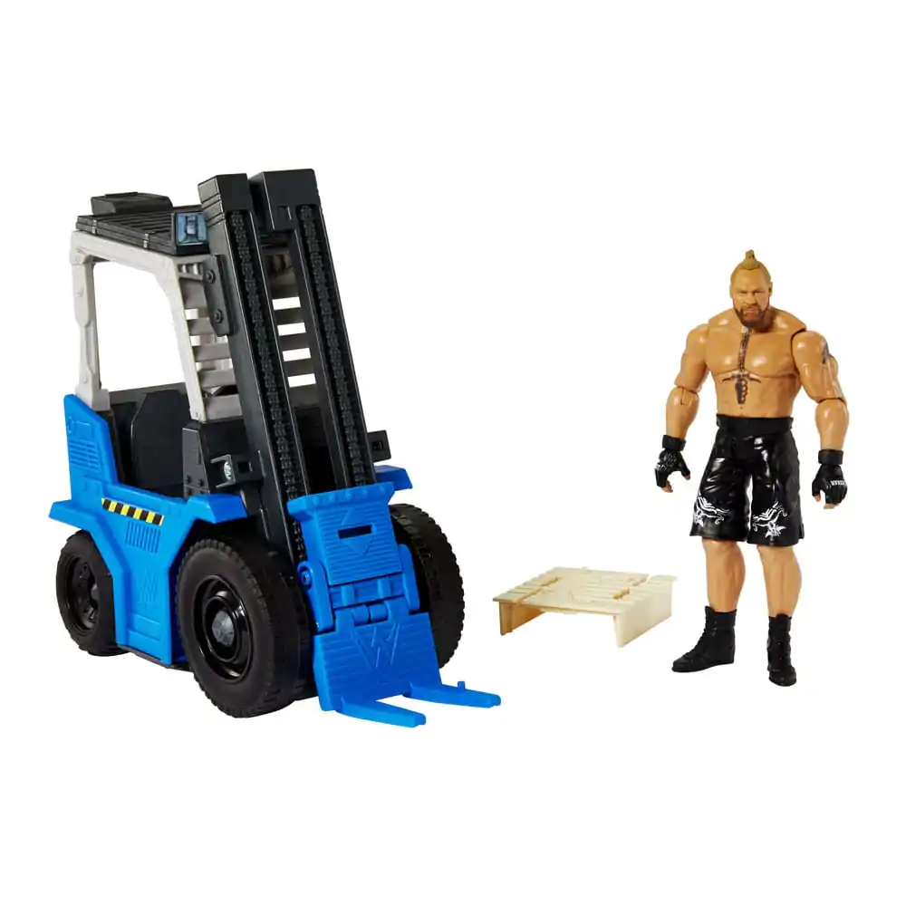 WWE Wrekkin' Vehicle Slam 'N Stack Forklift with Brock Lesnar Action Figure 15 cm termékfotó