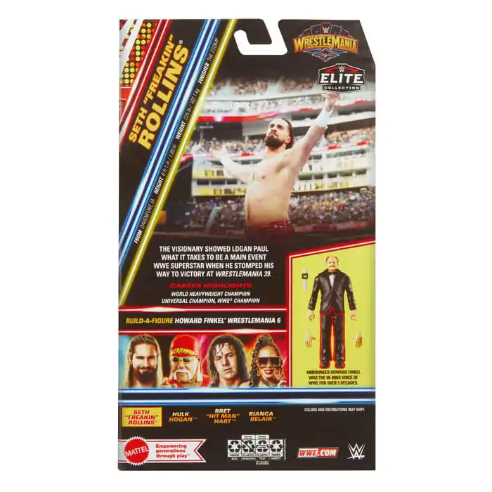 WWE WrestleMania Elite Collection Action Figure Seth "Freakin" Rollins 15 cm termékfotó