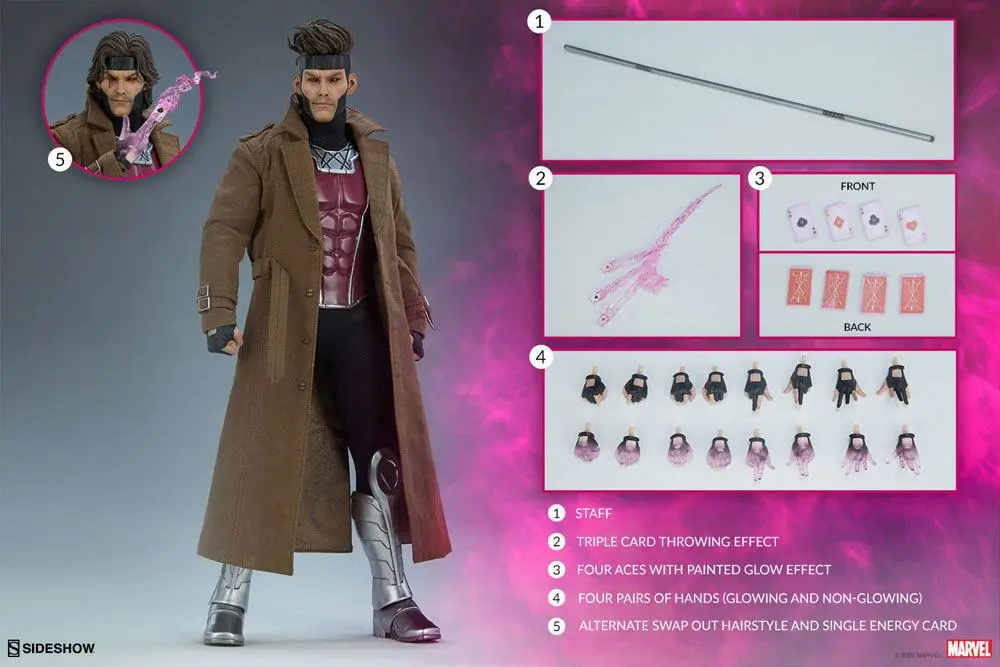 X-Men Action Figure 1/6 Gambit Deluxe 30 cm product photo