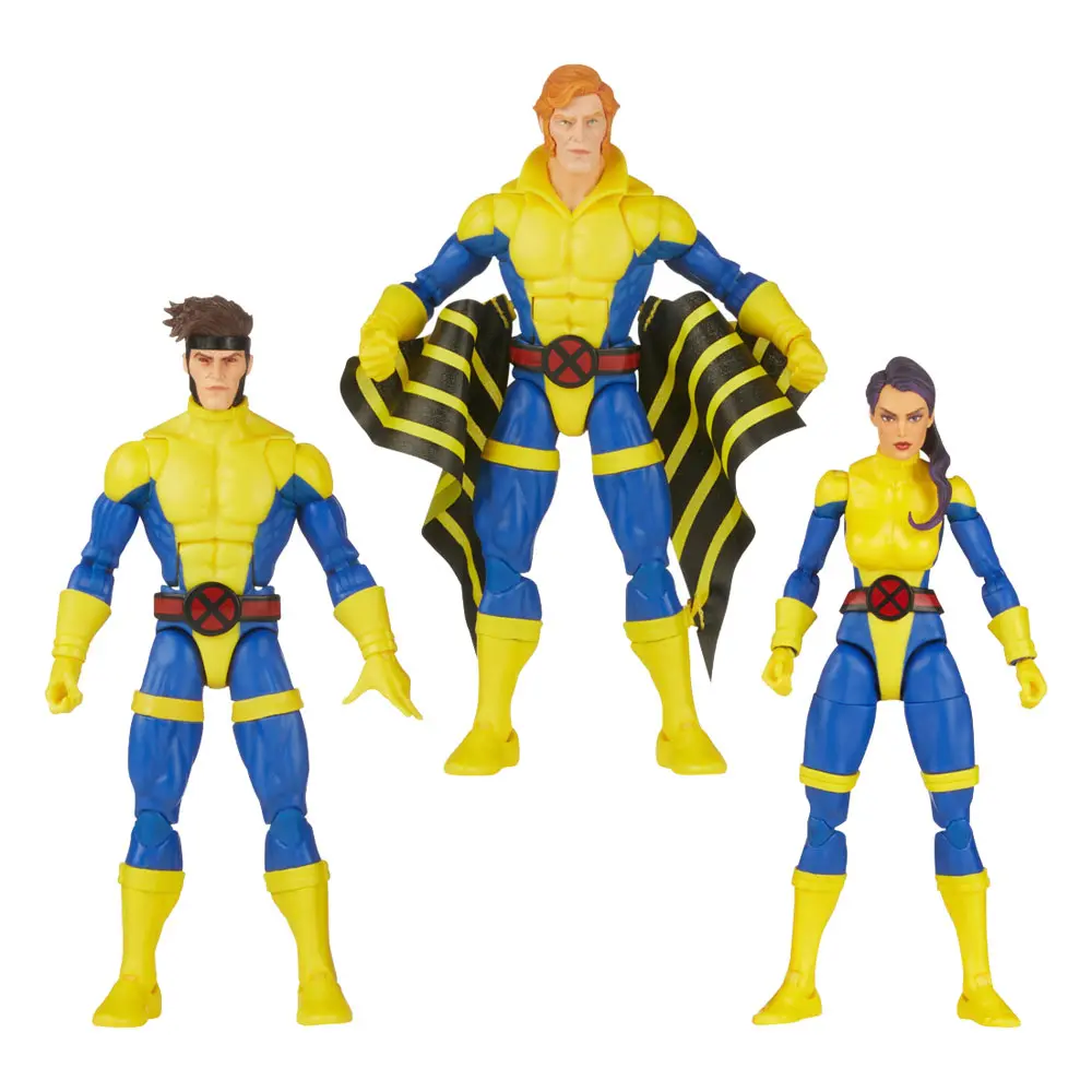 X-Men 60th Anniversary Marvel Legends Action Figure 3-Pack Gambit, Marvel's Banshee, Psylocke 15 cm product photo