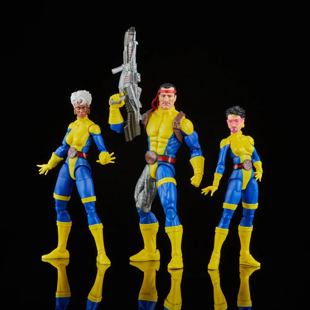 X-Men 60th Anniversary Marvel Legends Action Figure 3-Pack Storm, Marvel's Forge, Jubilee 15 cm product photo