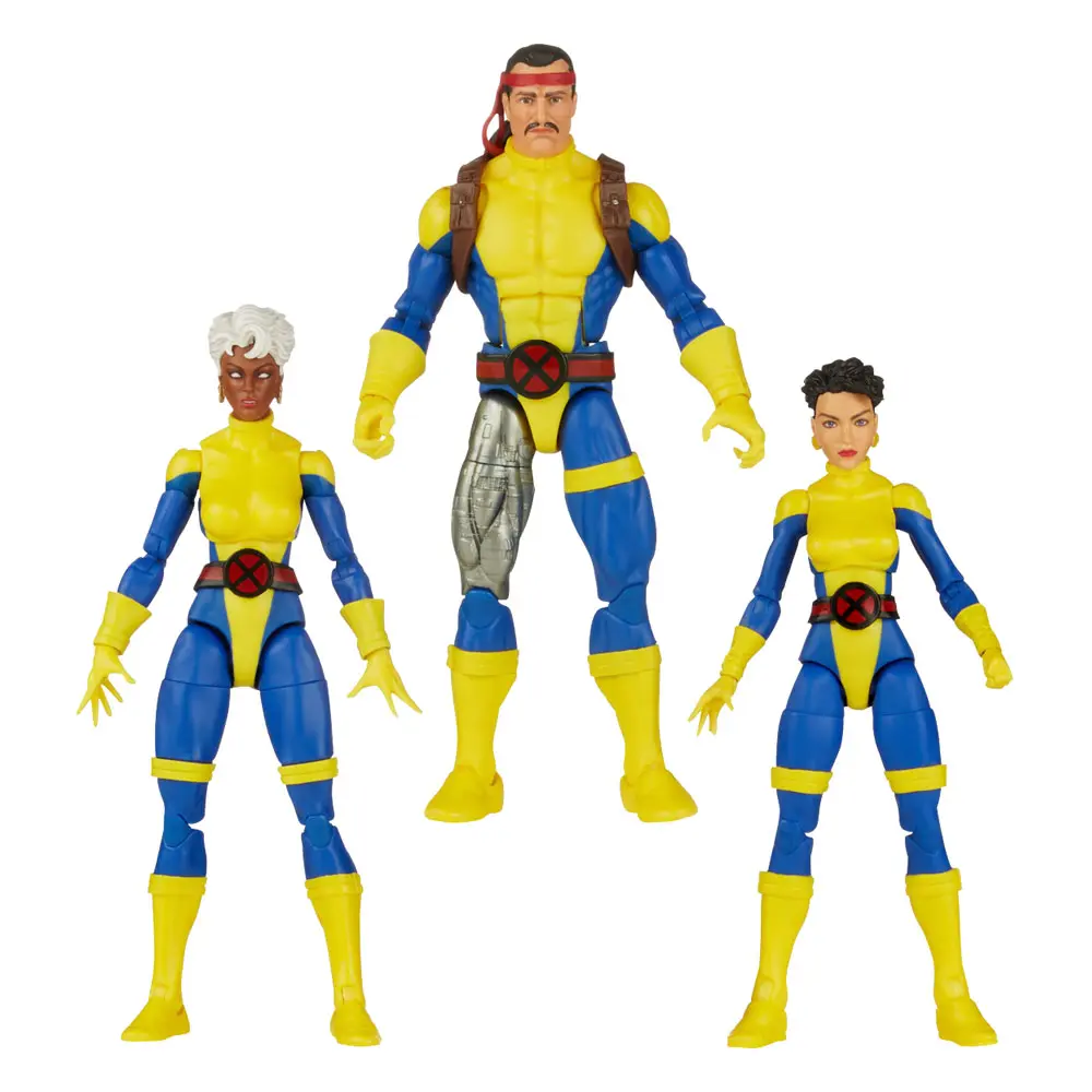 X-Men 60th Anniversary Marvel Legends Action Figure 3-Pack Storm, Marvel's Forge, Jubilee 15 cm product photo