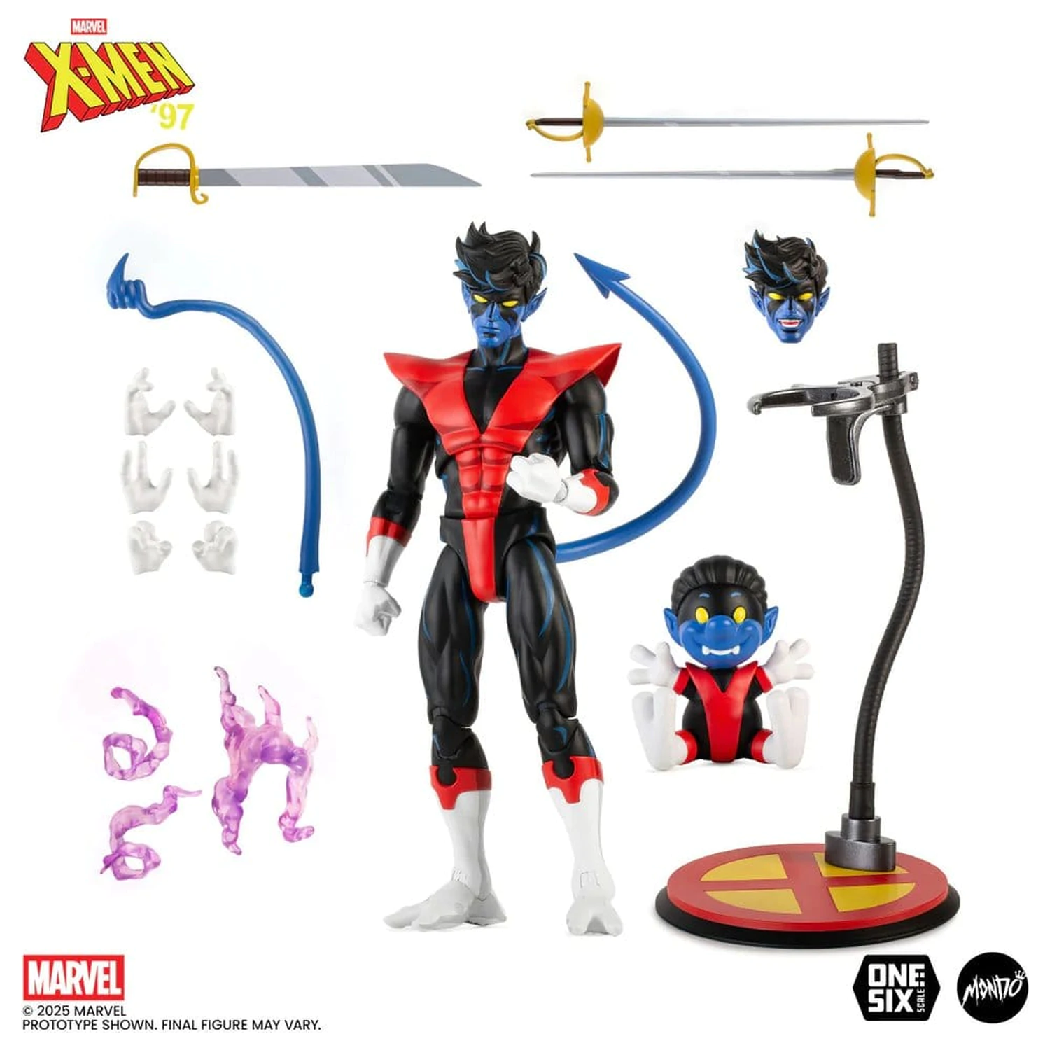 X-Men '97 Action Figure 1/6 Nightcrawler 27 cm product photo