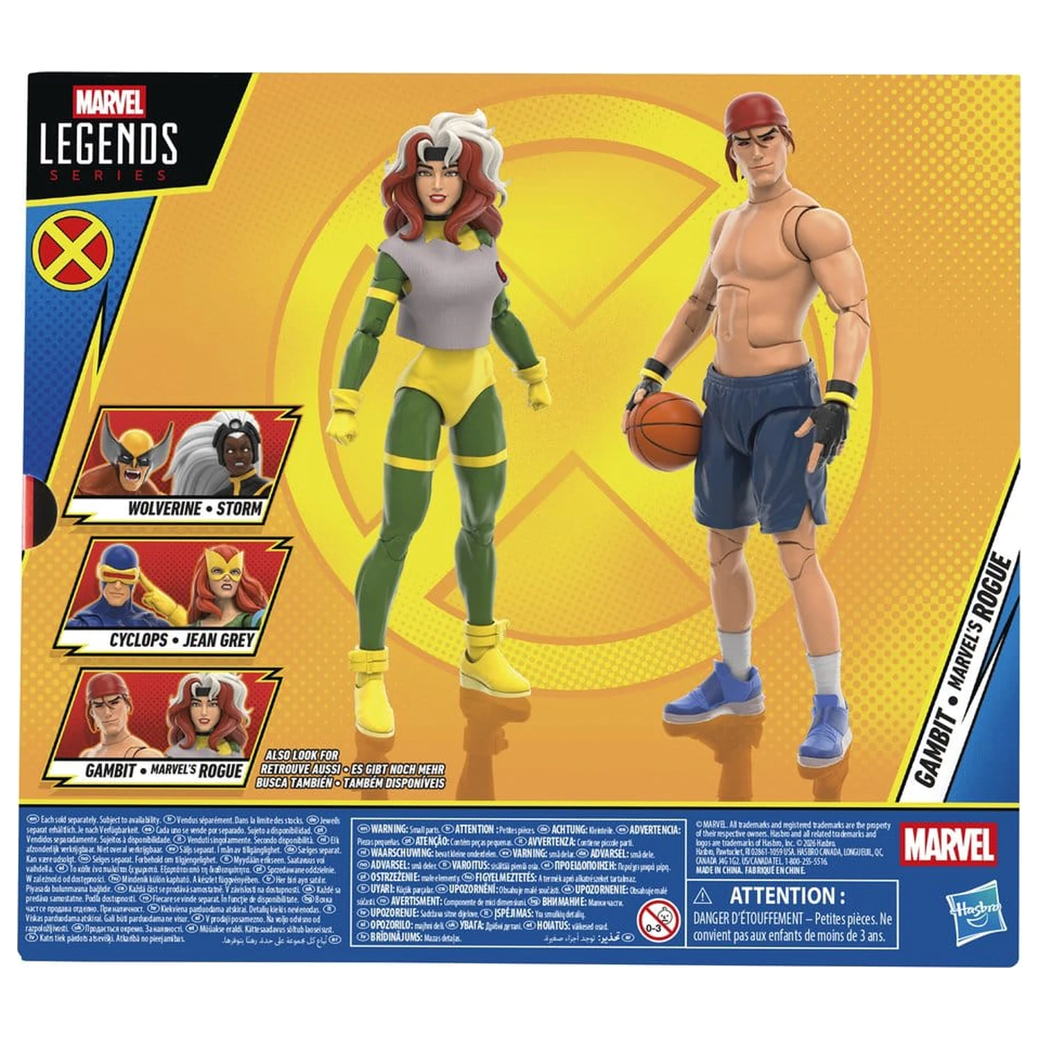 X-Men '97 Marvel Legends Action Figure 2-Pack Gambit & Marvel's Rogue 15 cm product photo