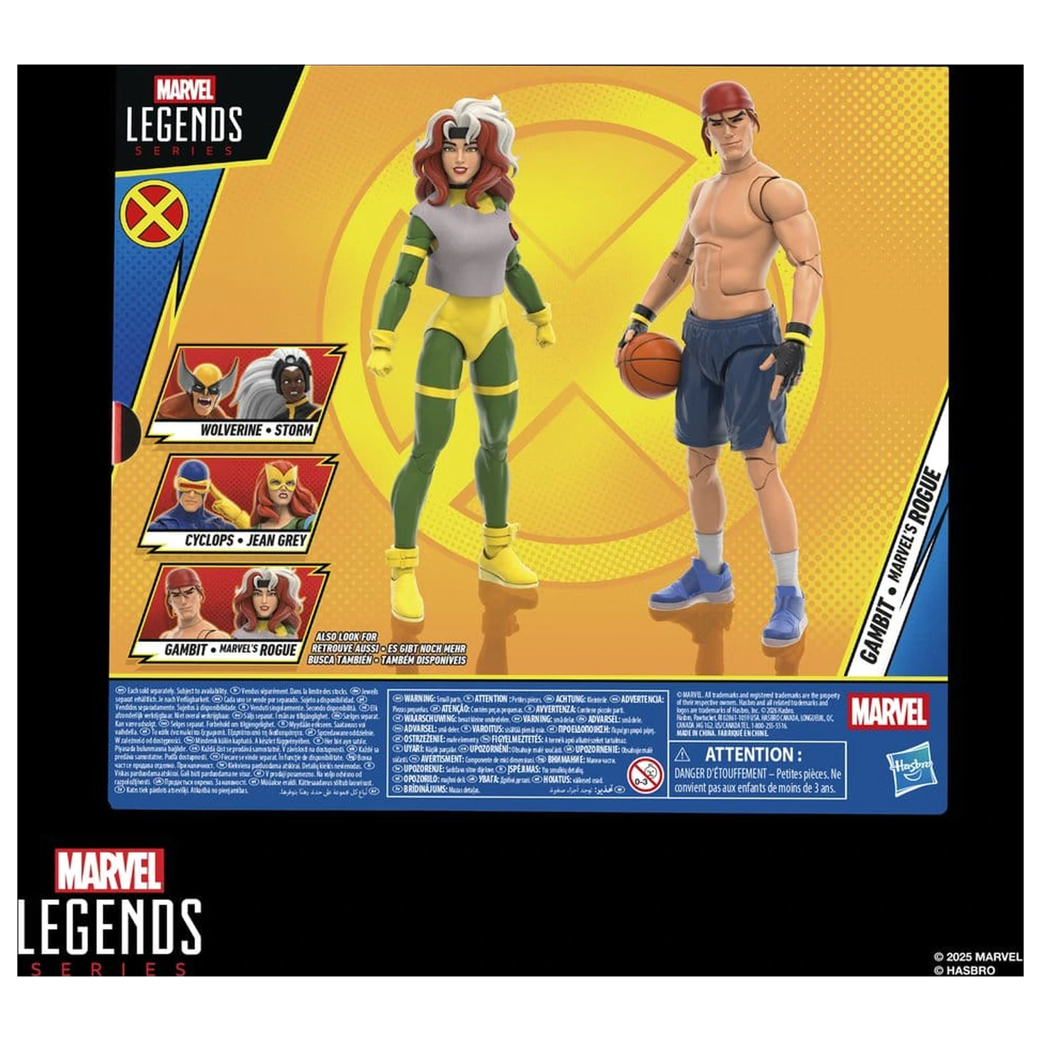 X-Men '97 Marvel Legends Action Figure 2-Pack Gambit & Marvel's Rogue 15 cm product photo