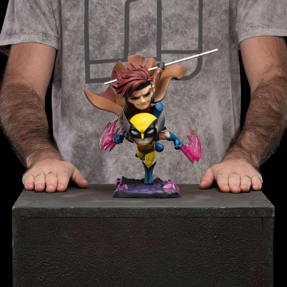 X-Men 97 Mini Co. PVC Figure Gambit and Wolverine 23 cm termékfotó