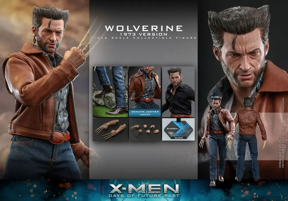 X-Men Days of Future Past Movie Masterpiece Action Figure 1/6 Wolverine (1973 Version) 30 cm termékfotó