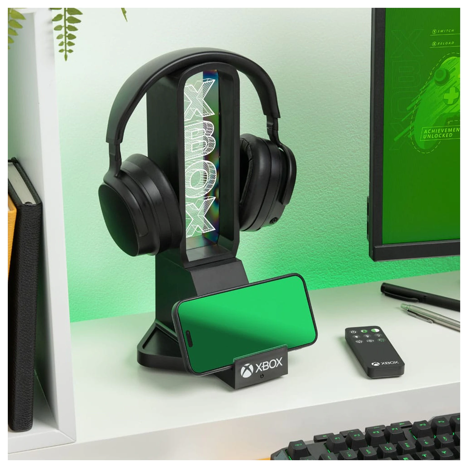 XBox Desk Headphone Stand with Light 30 cm product photo