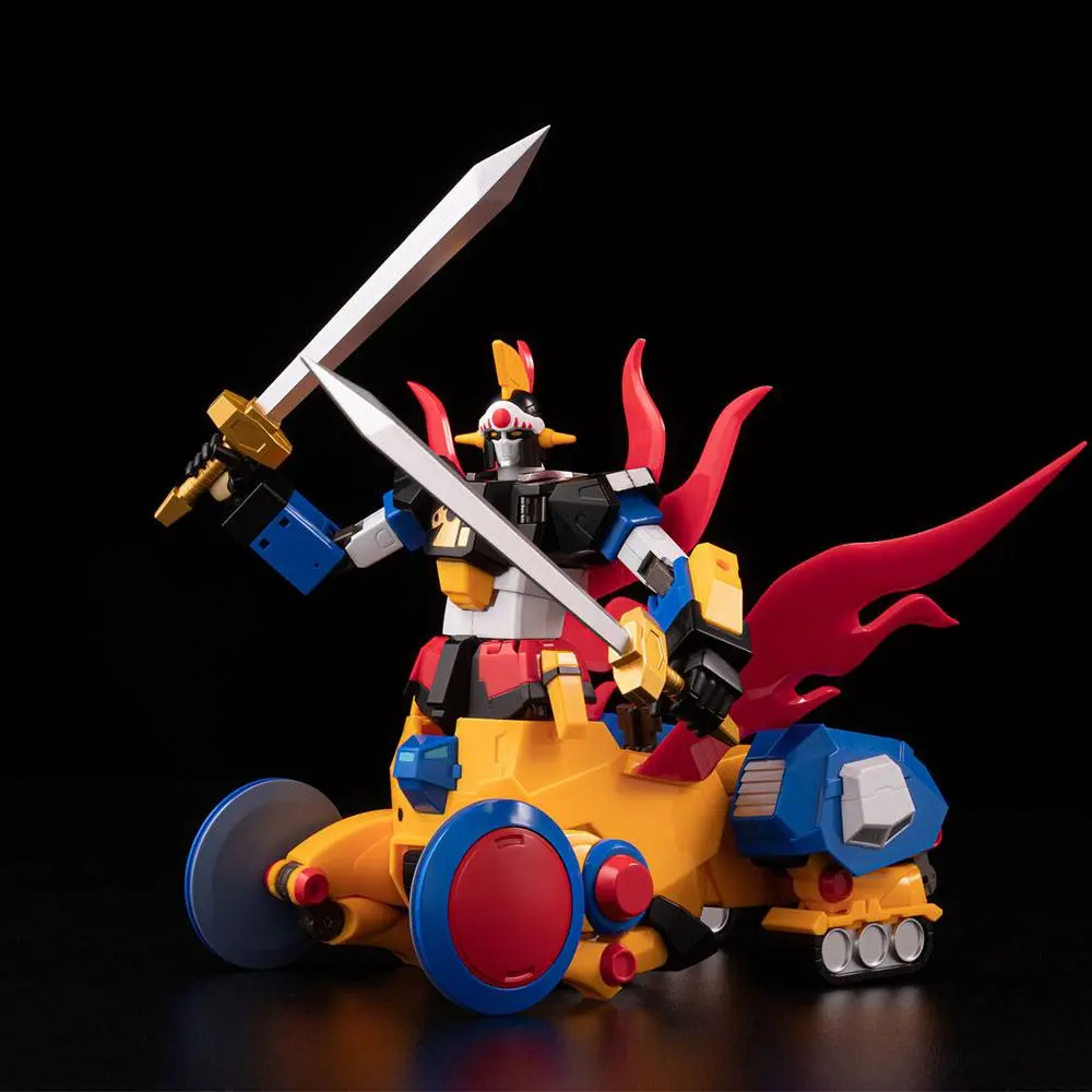 Yattodetaman PVC / Diecast Action Figure Riobot Daikyojin &amp; Daitenba 15 - 16 cm product photo