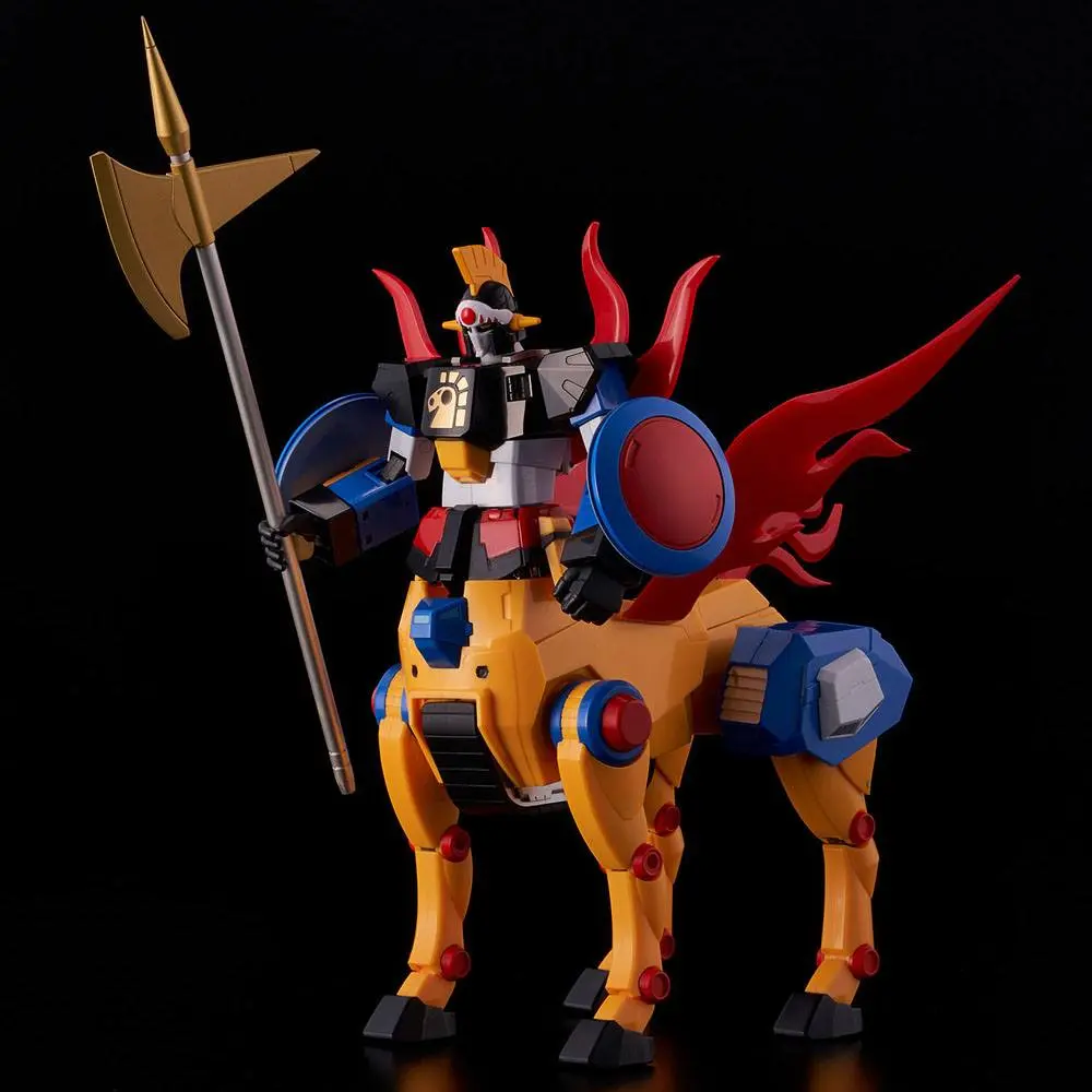 Yattodetaman PVC / Diecast Action Figure Riobot Daikyojin &amp; Daitenba 15 - 16 cm product photo