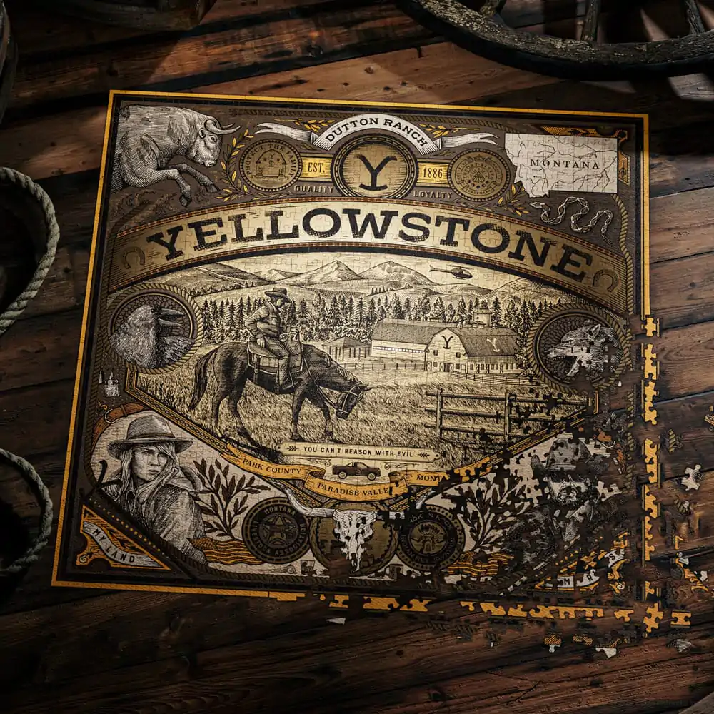 Yellowstone multi-dimensional puzzle (1000 pieces) product photo