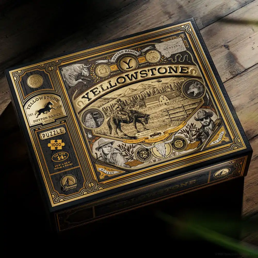 Yellowstone multi-dimensional puzzle (1000 pieces) product photo