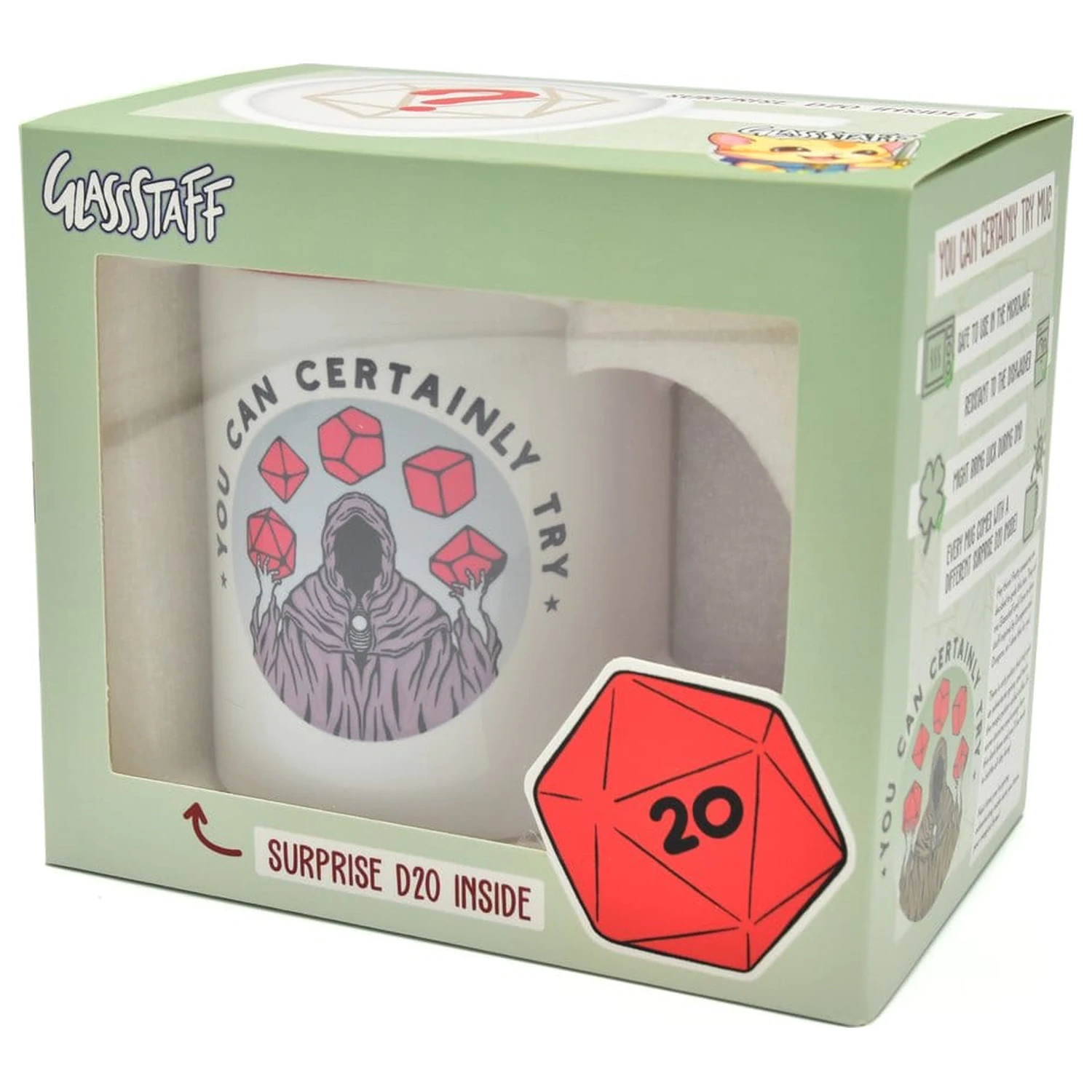 You can certainly try Gift Set Mug & Dice D20 product photo