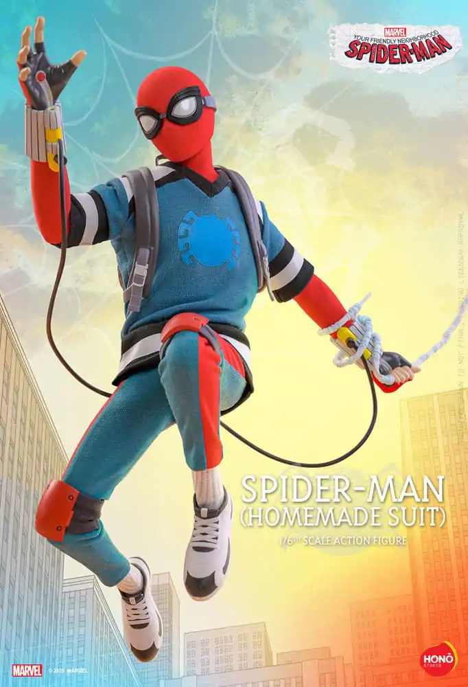 Your Friendly Neighborhood Spider-Man Action Figure 1/6 Spider-Man (Homemade Suit) 29 cm product photo