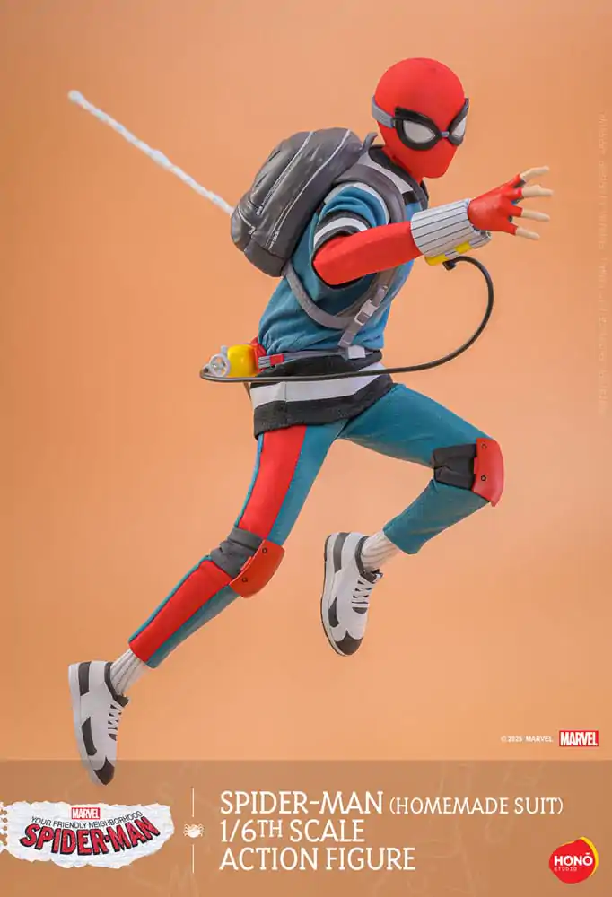 Your Friendly Neighborhood Spider-Man Action Figure 1/6 Spider-Man (Homemade Suit) 29 cm product photo