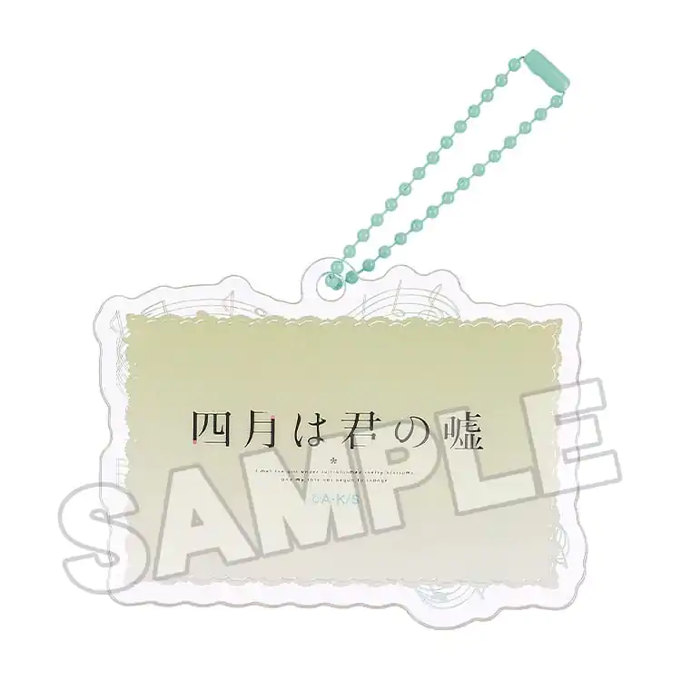 Your Lie in April Acrylic Keychain Anime Scene C 8 cm termékfotó