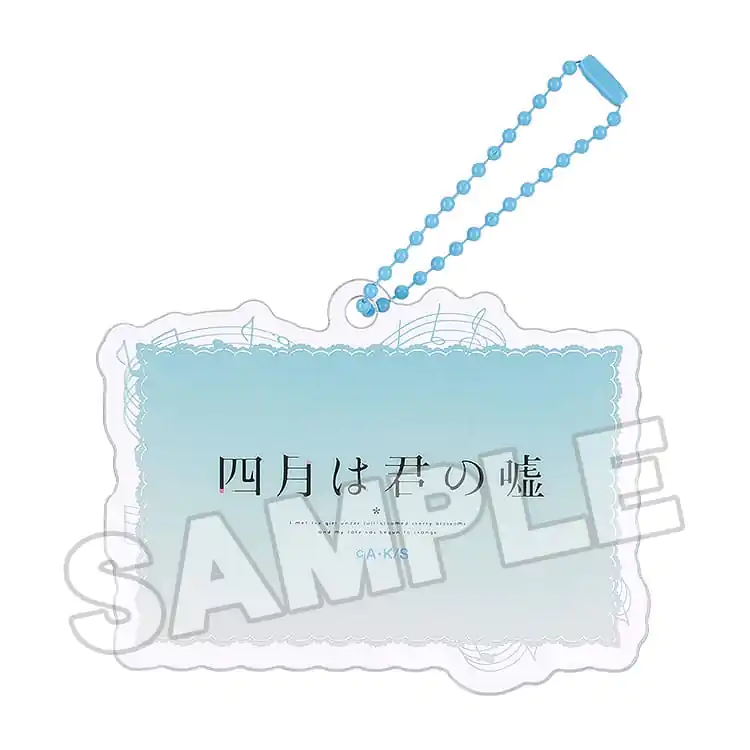 Your Lie in April Acrylic Keychain Anime Scene D 8 cm termékfotó