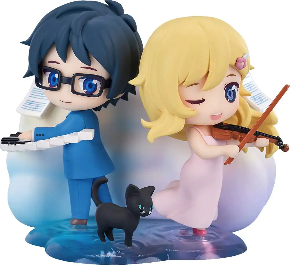 Your Lie in April Qset Mini Figure 2-Pack Kaori Miyazono & Kosei Arima 9 cm termékfotó