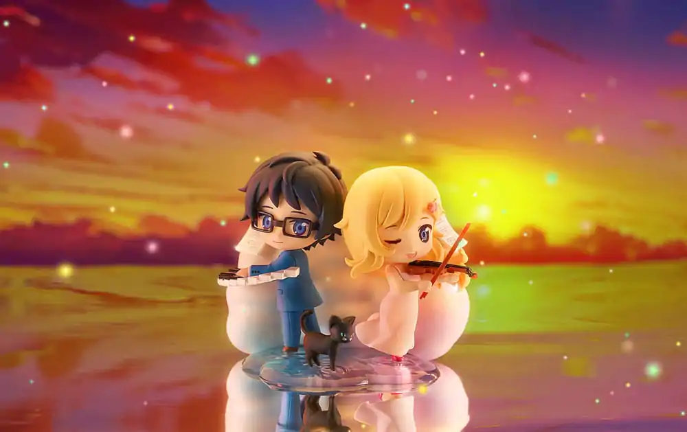 Your Lie in April Qset Mini Figure 2-Pack Kaori Miyazono & Kosei Arima 9 cm termékfotó