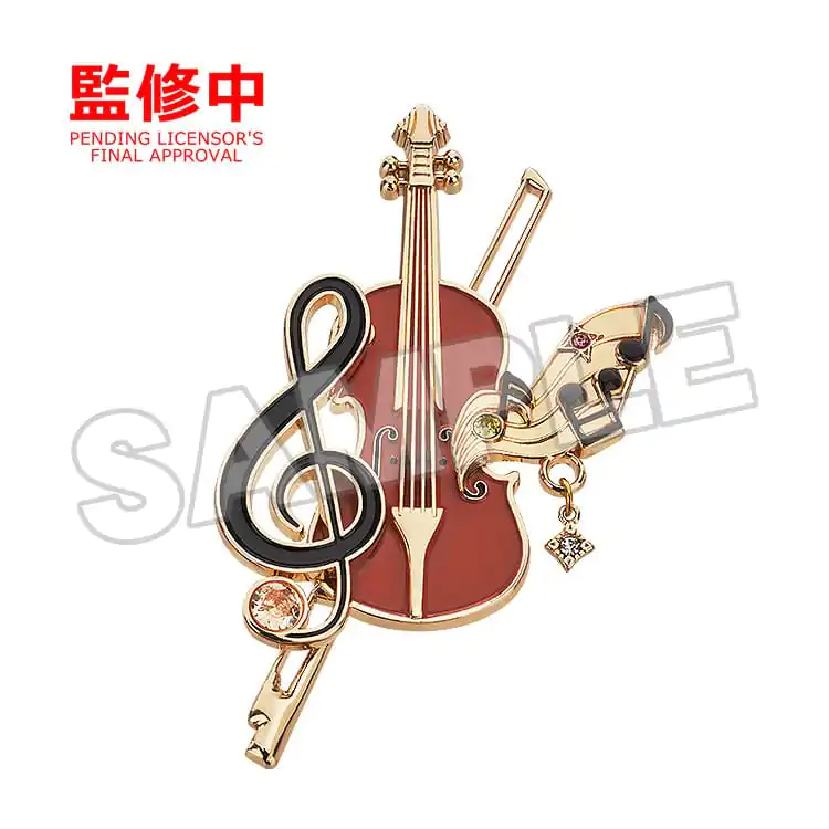 Your Lie in April Brooch Violin 7 cm product photo