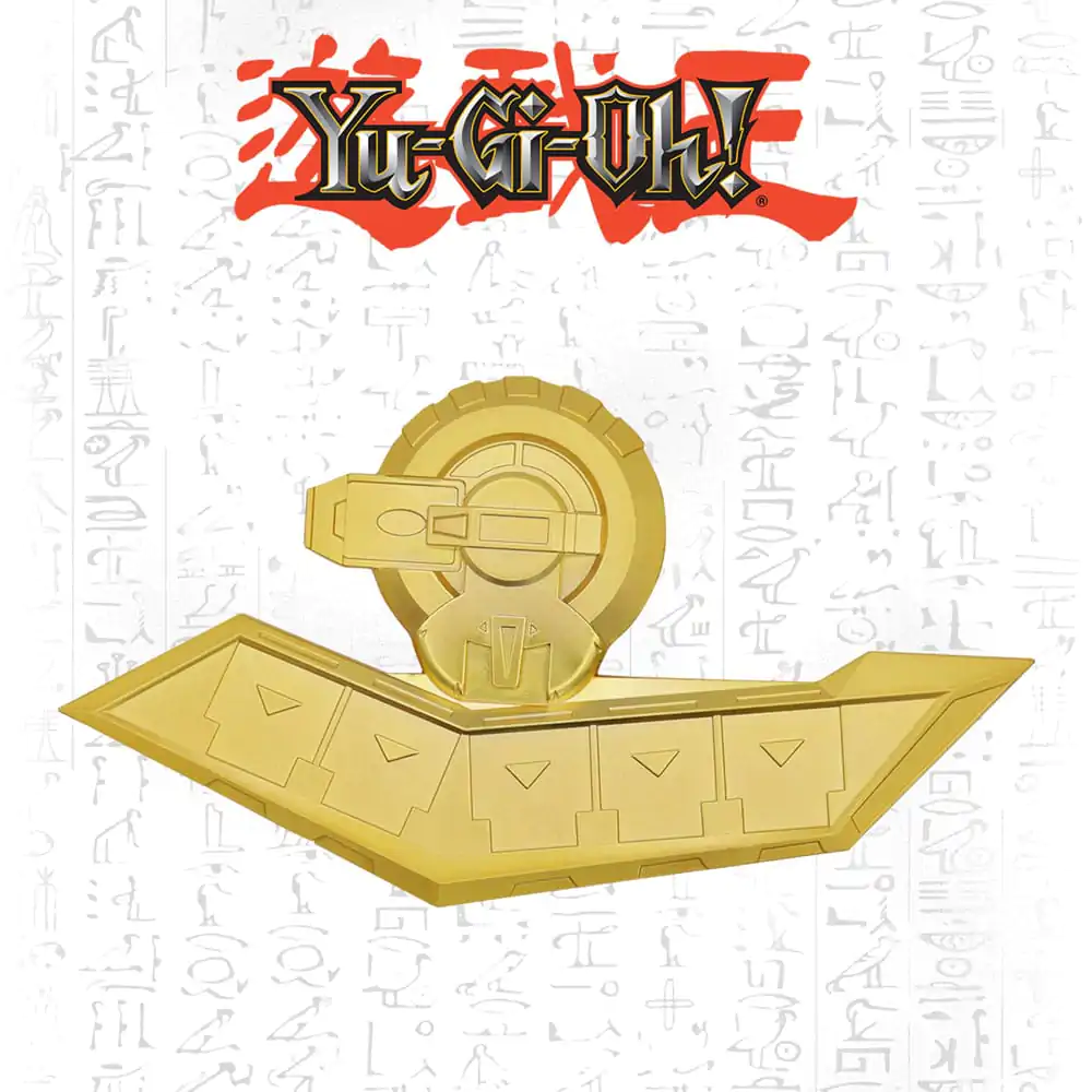 Yu-Gi-Oh! 24K Gold Plated Duel Disk Mini Replica 18 cm product photo