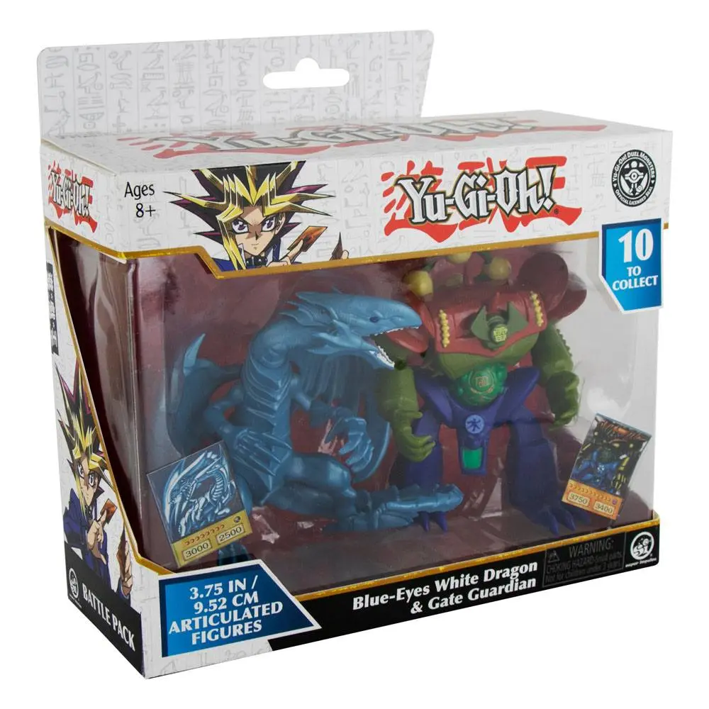 Yu-Gi-Oh! Action Figure 2-Pack Blue-Eyes White Dragon &amp; Gate Guardian 10 cm product photo