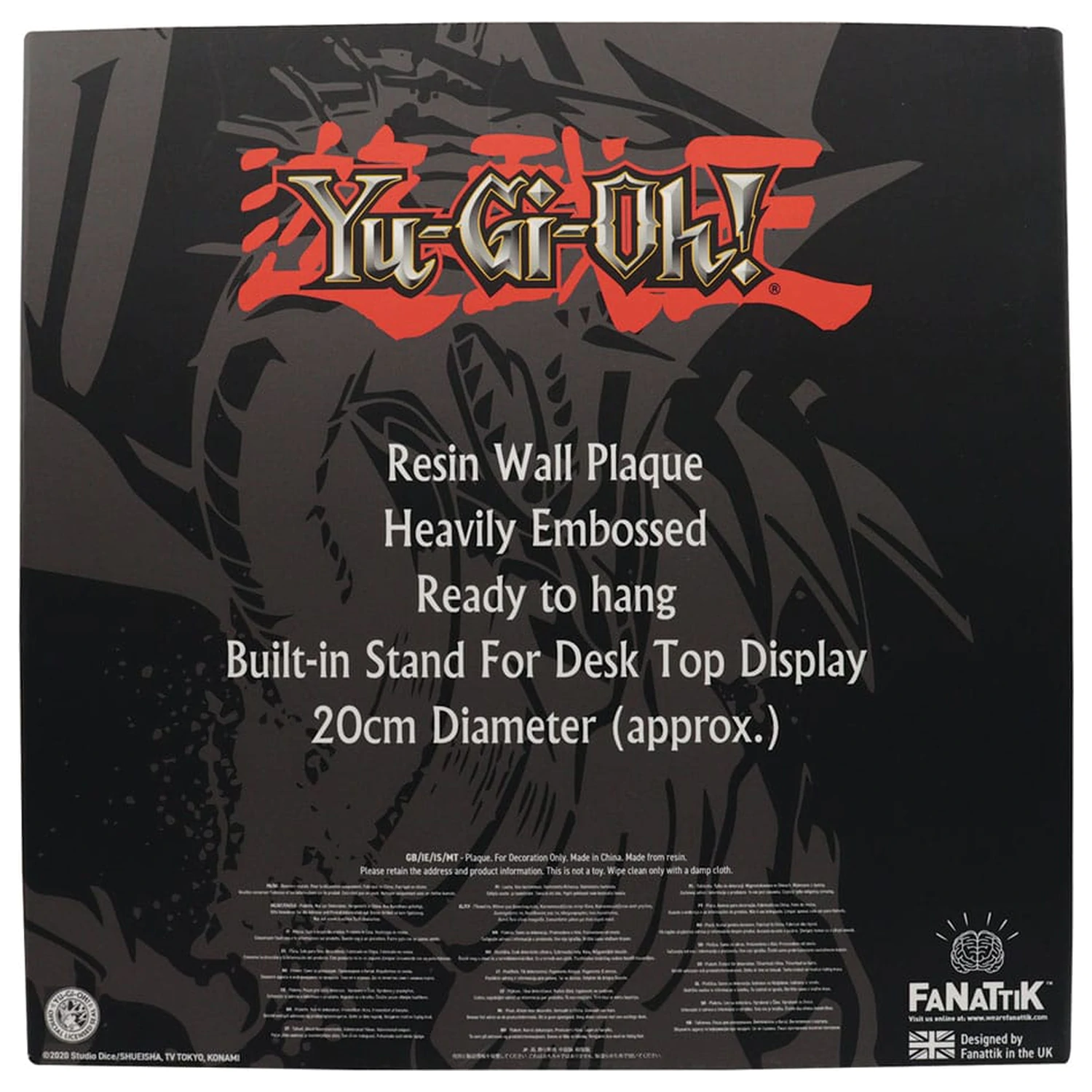 Yu-Gi-Oh! Resin Plaque Blue-Eyes White Dragon product photo
