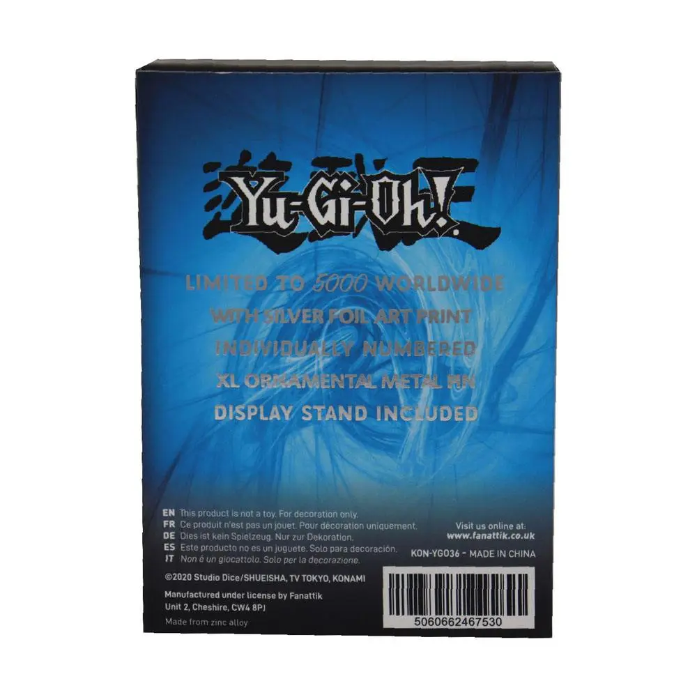 Yu-Gi-Oh! Pin Badge Blue Eyes White Dragon (silver plated) product photo