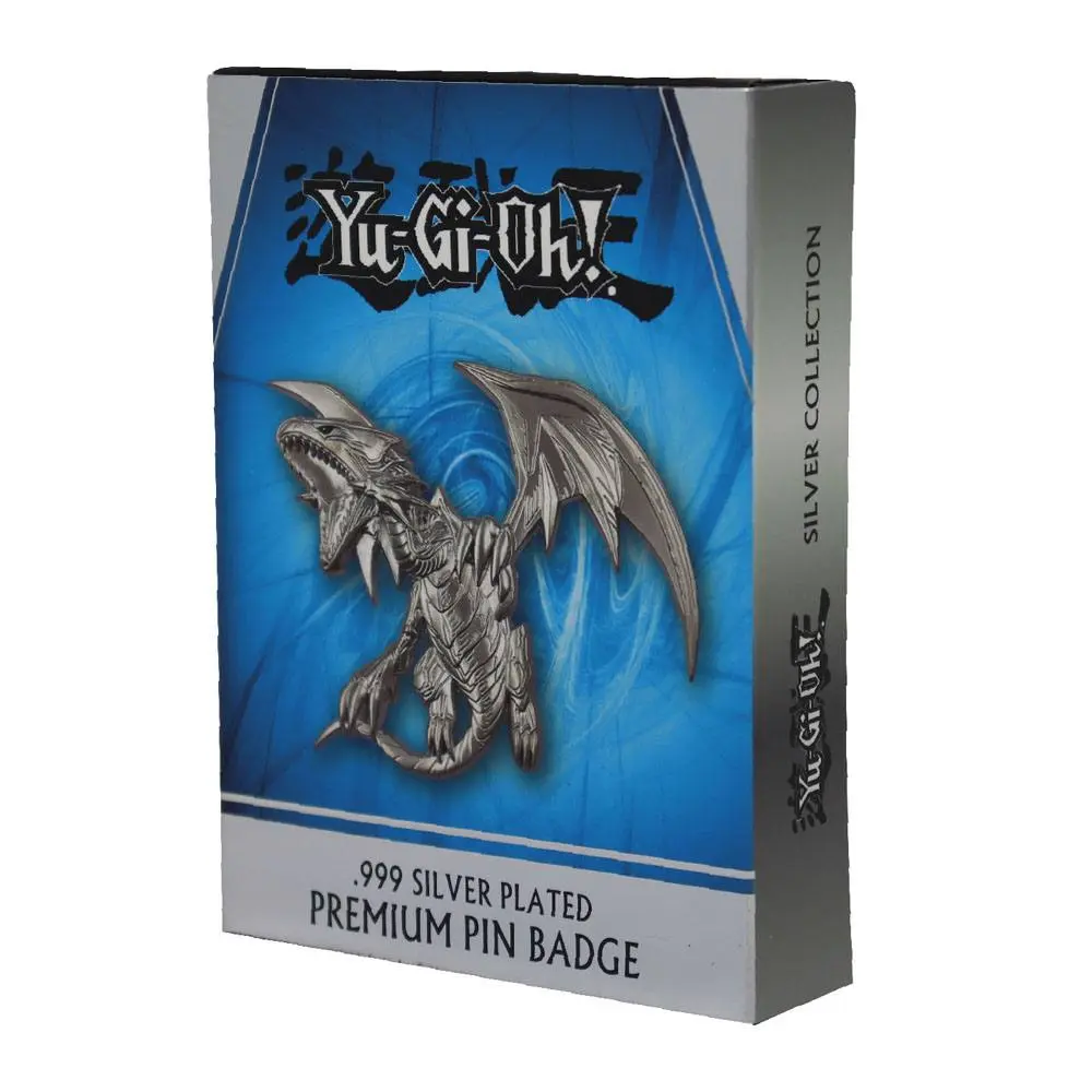 Yu-Gi-Oh! Pin Badge Blue Eyes White Dragon (silver plated) product photo