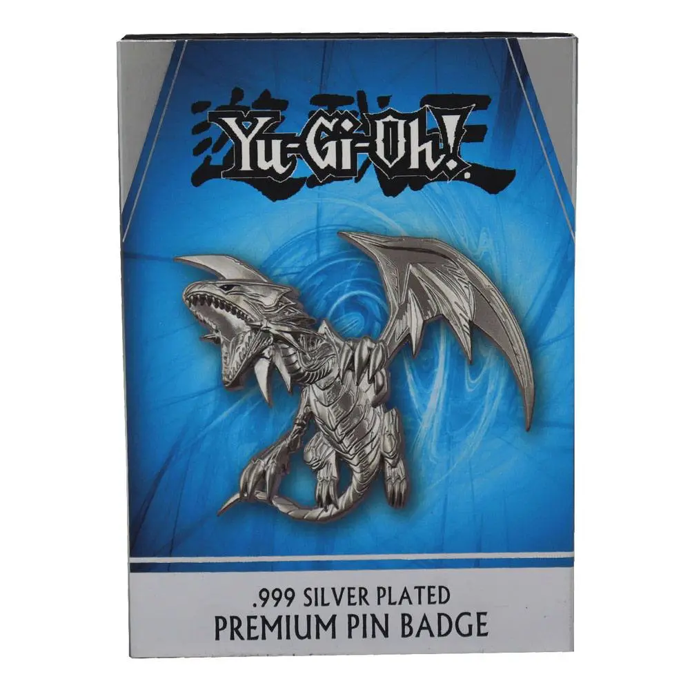 Yu-Gi-Oh! Pin Badge Blue Eyes White Dragon (silver plated) product photo