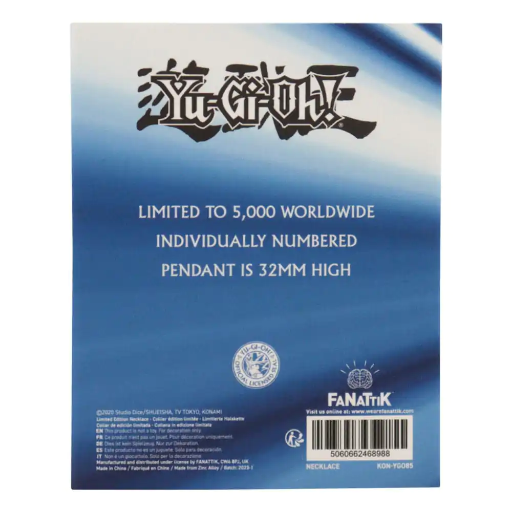 Yu-Gi-Oh! Necklace Blue-Eyes White Dragon Limited Edition termékfotó
