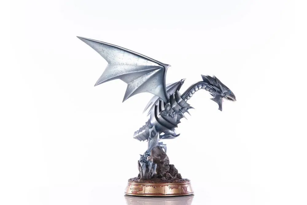 Yu-Gi-Oh! PVC Statue Blue-Eyes White Dragon Silver Edition 35 cm product photo