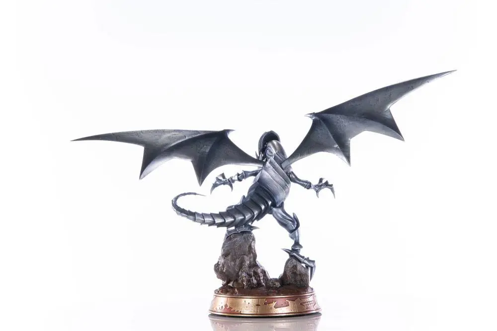 Yu-Gi-Oh! PVC Statue Blue-Eyes White Dragon Silver Edition 35 cm product photo