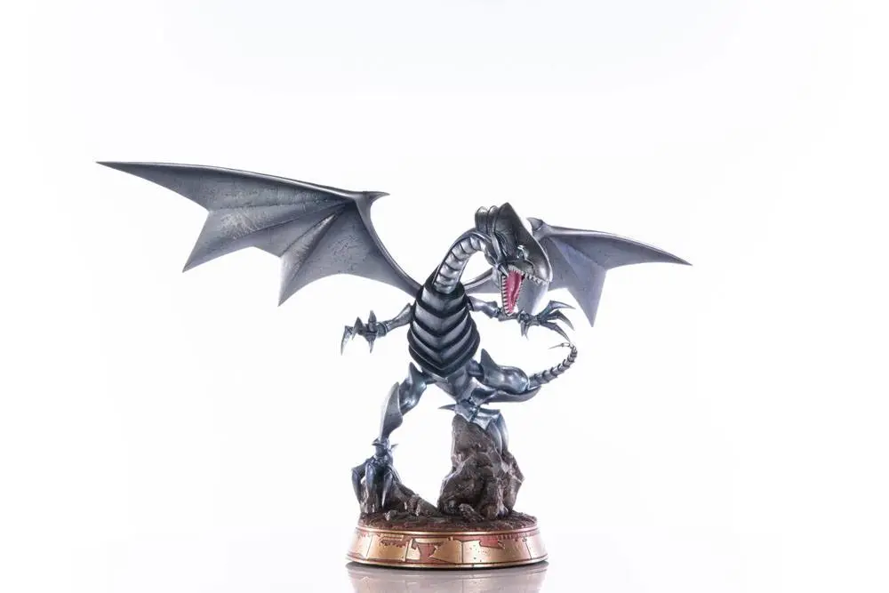Yu-Gi-Oh! PVC Statue Blue-Eyes White Dragon Silver Edition 35 cm product photo